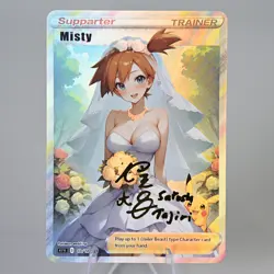 Misty Doujin Card Trainer Wedding Series Goddess Story Waifu Custom DIY - Image 1