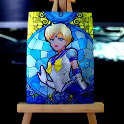 10×Sailor Moon Doujin Card Goddess Story ACG Waifu Custom Anime Holo Foil Card - Image 5