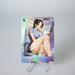 One Piece Doujin Card Boa Hancock Police Officer Goddess Waifu Custom DIY Holo - Image 2