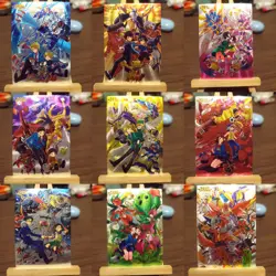 9×Digimon Doujin Card Series A Goddess Stroy Waifu Custom Holo Foil DIY - Image 1