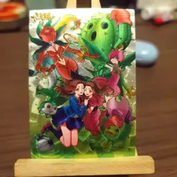 9×Digimon Doujin Card Series A Goddess Stroy Waifu Custom Holo Foil DIY - Image 3