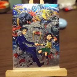 9×Digimon Doujin Card Series A Goddess Stroy Waifu Custom Holo Foil DIY - Image 4