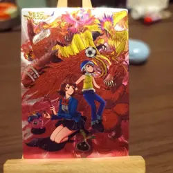 9×Digimon Doujin Card Series A Goddess Stroy Waifu Custom Holo Foil DIY - Image 5