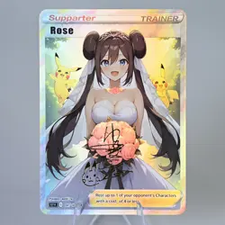 Rose Doujin Card Trainer Wedding Series Goddess Story Waifu Custom DIY - Image 1
