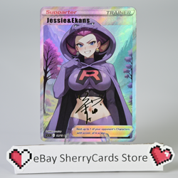 Jessie cos Ekans Doujin Card Trainer Cos Series Goddess Sherry Custom DIY - Image 1