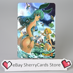 Android 18 Lazuli Doujin Card Dragon Ball 59*88 Goddess Waifu Custom Holo Foil - Image 1