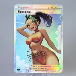 Nemona Bikini Doujin Card Trainer Bikini Series Goddess Story Waifu Custom DIY - Image 1