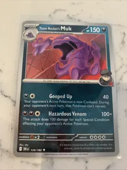 Team Rocket's Muk 124/182 Pokemon Card Make A Bundle - Image 1