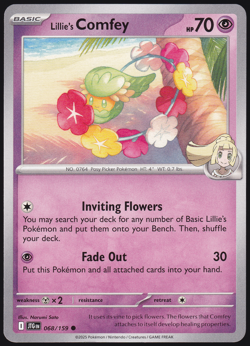 Lillie's Comfey 068/159 Journey Together JTG Pokemon Card TCG NM - Image 1