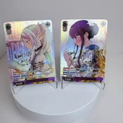 2×Fern Frieren Himmel Beyond Journey's End Doujin Card Frieren Waifu Custom DIY - Image 1