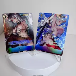 2×One Piece Yamato Doujin Card Goddess Waifu ACG Custom Holo Foil DIY - Image 1