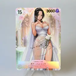 9×Boa Hancock One Piece Goddess Series 2 of 3 Doujin Card Waifu Custom DIY - Image 5