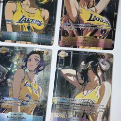 9×One Piece Cos Lakers Dragon Ball ACG Waifu Doujin Cards Sexy Custom Gauzeflash - Image 3