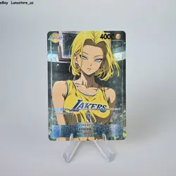 9×One Piece Cos Lakers Dragon Ball ACG Waifu Doujin Cards Sexy Custom Gauzeflash - Image 5