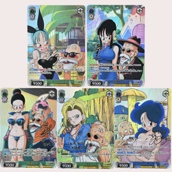 5×Kame Sennin Dragon Ball Doujin Card happy Series Goddess Waifu ACG Custom DIY - Image 1