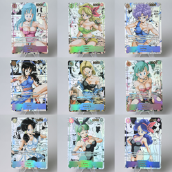 9×Dragon Ball Doujin Card Comic Series 2 Goddess Stroy Waifu ACG Custom DIY - Image 1