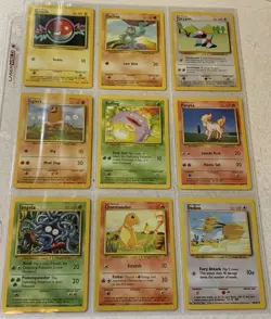 Pokemon Card Binder Collection - Vintage Card Lot | 1999-2000 WOTC Rare/Uncommon - Image 1