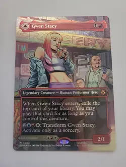 Gwen Stacy (0202) (Borderless) Marvel's Spider-Man Foil - Image 1