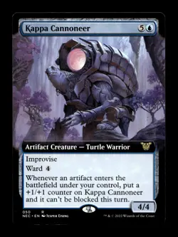 Kappa Cannoneer (Extended Art) 50 R Commander: Kamigawa: Neon Dynasty - Image 1