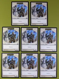 8 Knight Token Return to Ravnica Magic the Gathering MTG 8 - Image 1