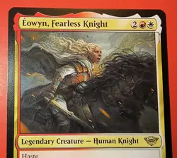 Magic the Gathering (mtg): LTR: Eowyn, Fearless Knight - Rare, Human Knight - Image 3