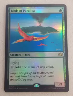 Birds of Paradise | NM | FOIL | Dominaria Remastered | DMR #151 | MTG - Image 1