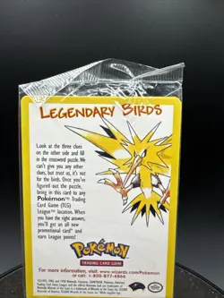 pokemon sealed legendary bird, Mint Condition Never Opened, black star promo - Image 2