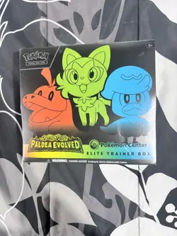 Pokemon Center Exclusive Paldea Evolved Elite Trainer Box Sealed ETB - Image 1