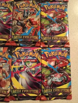 Pokemon TCG Mega Evolution Booster Box Backs NEW & SEALED 12 Packs Total - Image 3