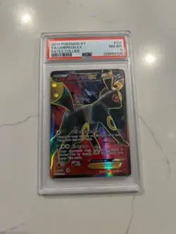 2016 Pokemon Fates Collide Umbreon Ex 119 Psa 8 - Image 1