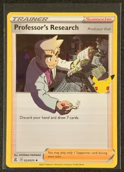 Professor's Research 023/025 Holo Rare | Pokemon Celebrations 25th Anniversary - Image 1