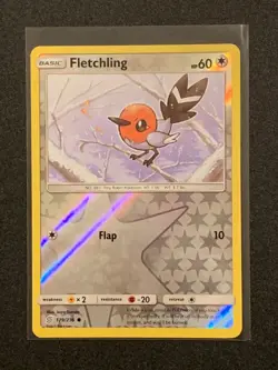 Fletchling | 179/236 | Reverse Holo Common | S&M: Unified Minds | Pokemon TCG - Image 1