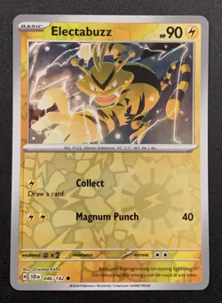 Electabuzz - 046/142 - Reverse Holo - SV07: Stellar Crown - Pokemon TCG - Image 1