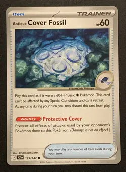 Antique Cover Fossil - 129/142 - Common - SV07: Stellar Crown - Pokemon TCG - Image 1