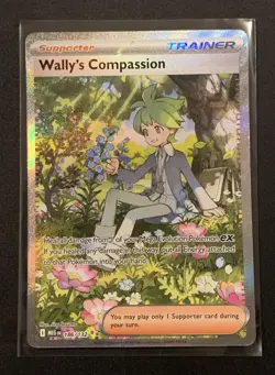 Wally's Compassion 186/132 - SIR - Mega Evolution Base Set - Pokemon TCG 2 - Image 1
