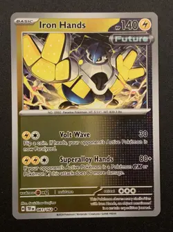 Iron Hands - 061/162 - Reverse Holo Uncommon - Temporal Forces - Pokemon TCG - Image 1