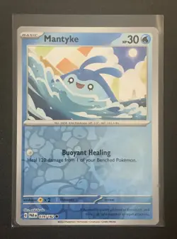 Mantyke (Reverse Holo) - 039/182 - Common - Paradox Rift - Pokemon TCG - Image 1