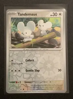 Tandemaus (Reverse Foil) - 073/091 - Common - Sc & Vi: Paldean Fates - Pokemon - Image 1