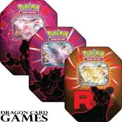 Pokemon TCG: Team Rocket Tin - Set of 3 - New & Sealed - Image 1