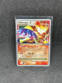 Infernape LV.X DP10 Holo Diamond and Pearl Black Star Promo Pokemon TCG - Image 1