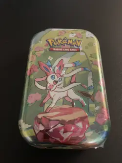 Pokemon TCG: Prismatic Evolutions - Mini Tin - Sylveon Art - Sealed New - Image 1