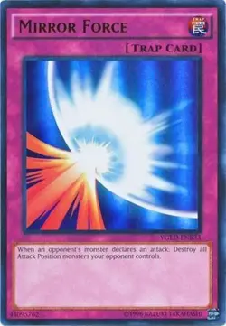 Yugioh! LP Mirror Force - YGLD-ENB33 - Ultra Rare - Unlimited Edition Lightly Pl - Image 1