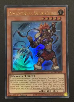 Amazoness War Chief - MP23-EN221 - Ultra Rare - 1st Edition - YuGiOh TCG - Image 1