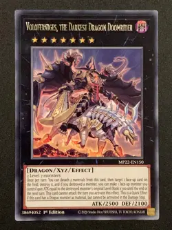 Voloferniges, the Darkest Dragon Doomrider | MP22-EN150 | Rare | 1st Ed | YuGiOh - Image 1