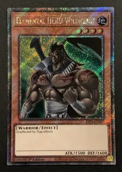 Elemental HERO Wildheart - RA03-EN157 - Platimun Secret Rare - 1st Ed - YuGiOh - Image 1