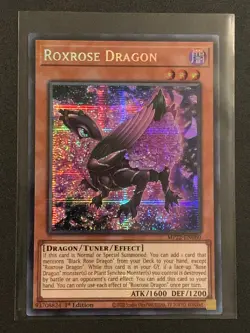 Roxrose Dragon | MP22-EN060 | Prismatic Secret Rare | 1st Edition | YuGiOh TCG - Image 1