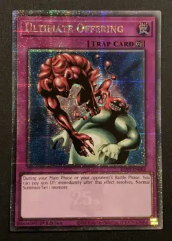 Ultimate Offering - RA03-EN088 - Quarter Century Rare - 1st Edition - YuGiOh TCG - Image 1