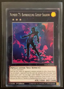 Number 75: Bamboozling Gossip Shadow - TOCH-EN052 - Super Rare - 1st Ed - Yugioh - Image 1