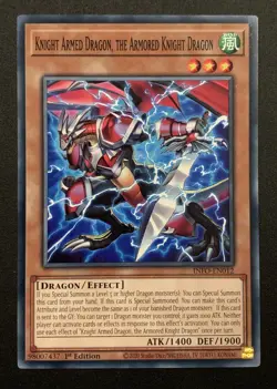 Knight Armed Dragon, the Armored Knight Dragon - INFO-EN012 - Common - Yugioh - Image 1