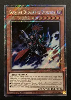Gorz the Emissary of Darkness - RA03-EN210 - Platimun Secret Rare - 1st - YuGiOh - Image 1
